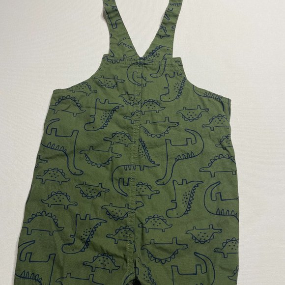 Baby Adaptive Dino Print Knit Overall - Picture 12 of 12